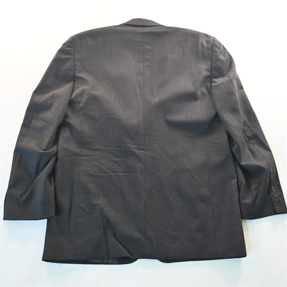 Pronto Uomo‎ 42L 36x32 Gray 100% Wool Italy Made Mens Jacket Pants Suit